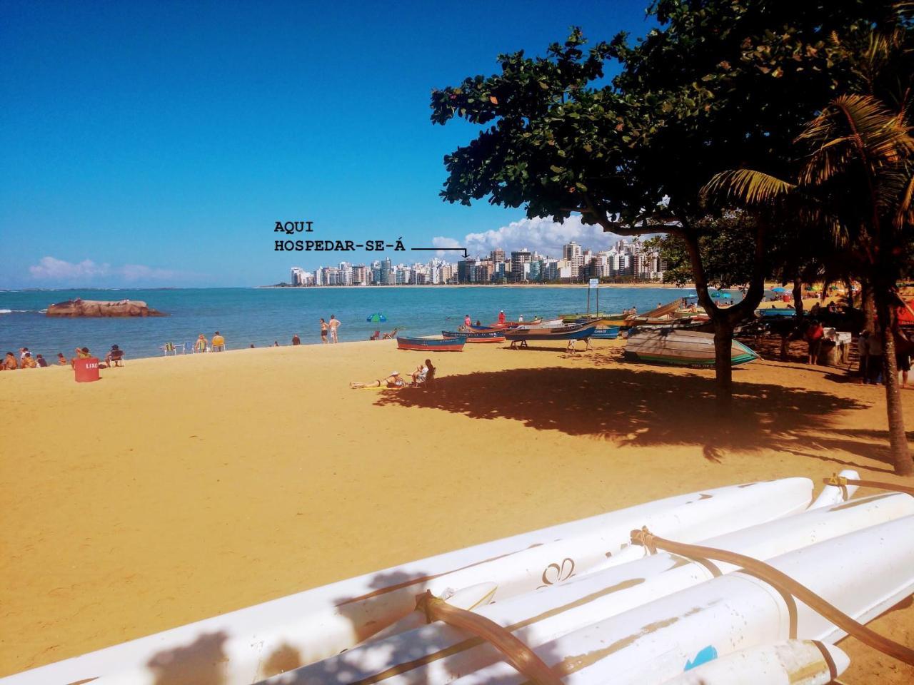 Flat Pasargada 812, Free Bikes, Pe Na Praia Vila Velha  Exterior foto